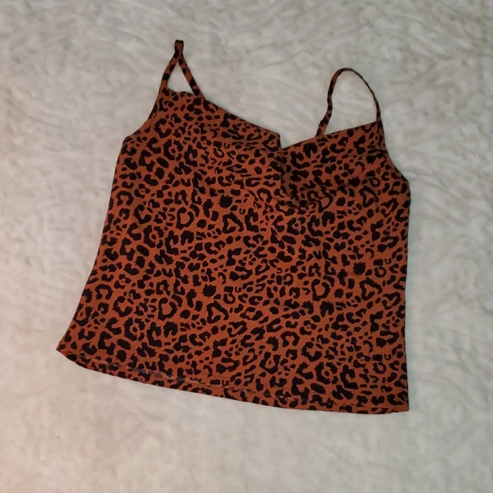 Shein Cheetah Print Top